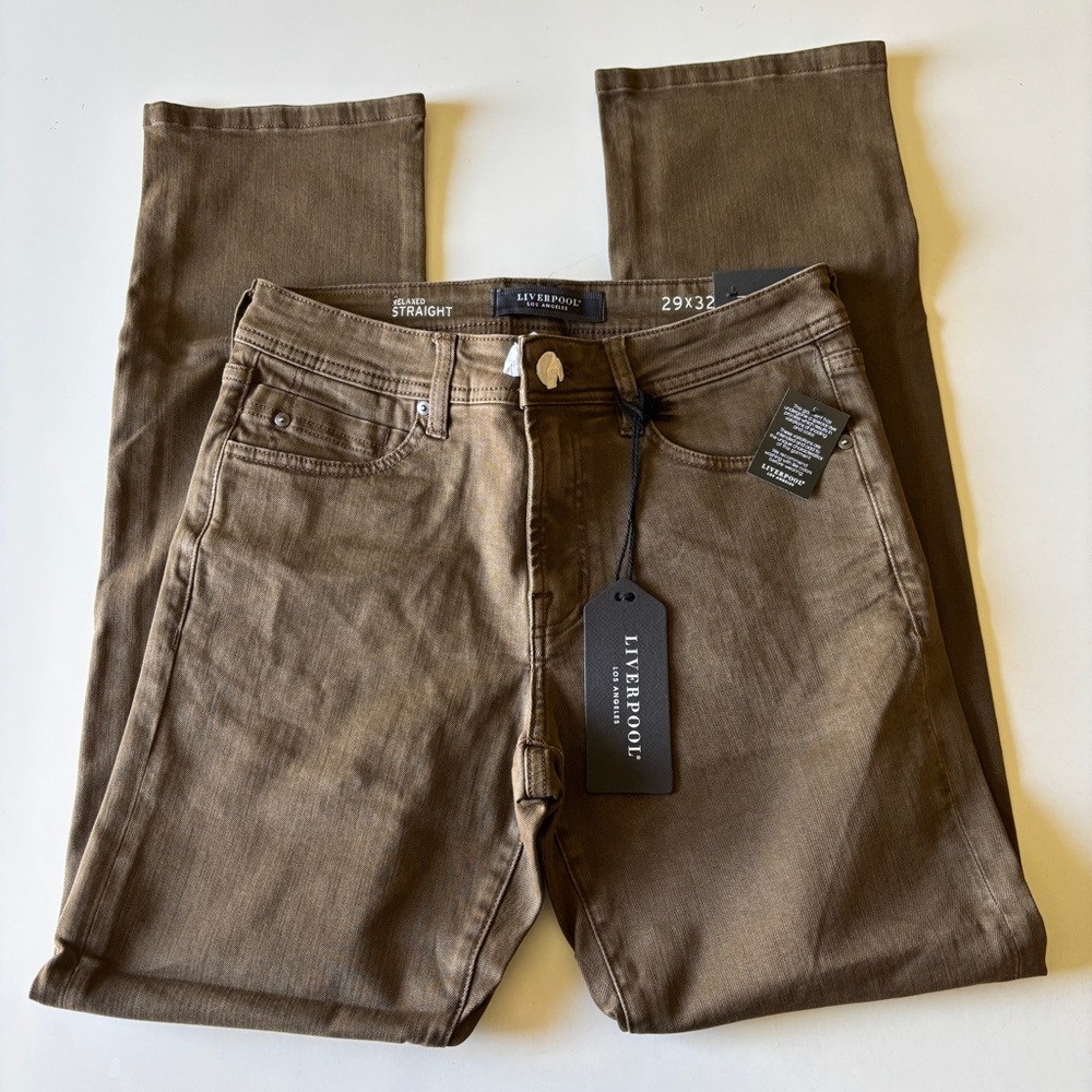 Liverpool Men’s Regent Relaxed Straight Jeans, 29x32